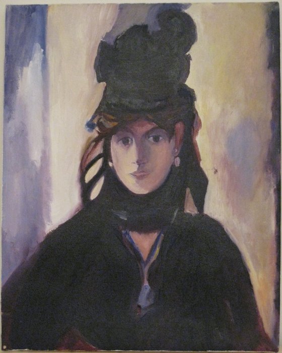 Portrait d'après Manet